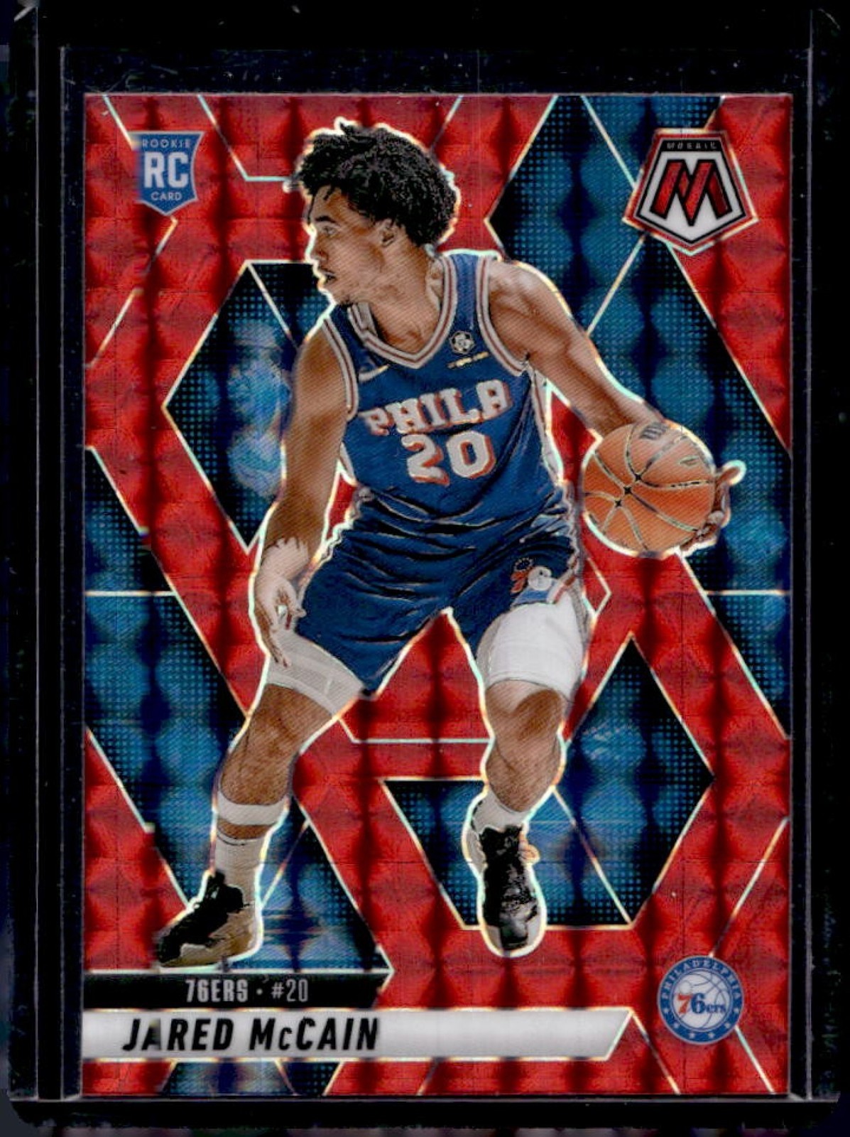 2024-25 Mosaic Jared McCain RC Red Rookie #228 76ers