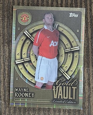 Wayne Rooney 2025-26 Manchester United  Gold Vault Limited Edition SP