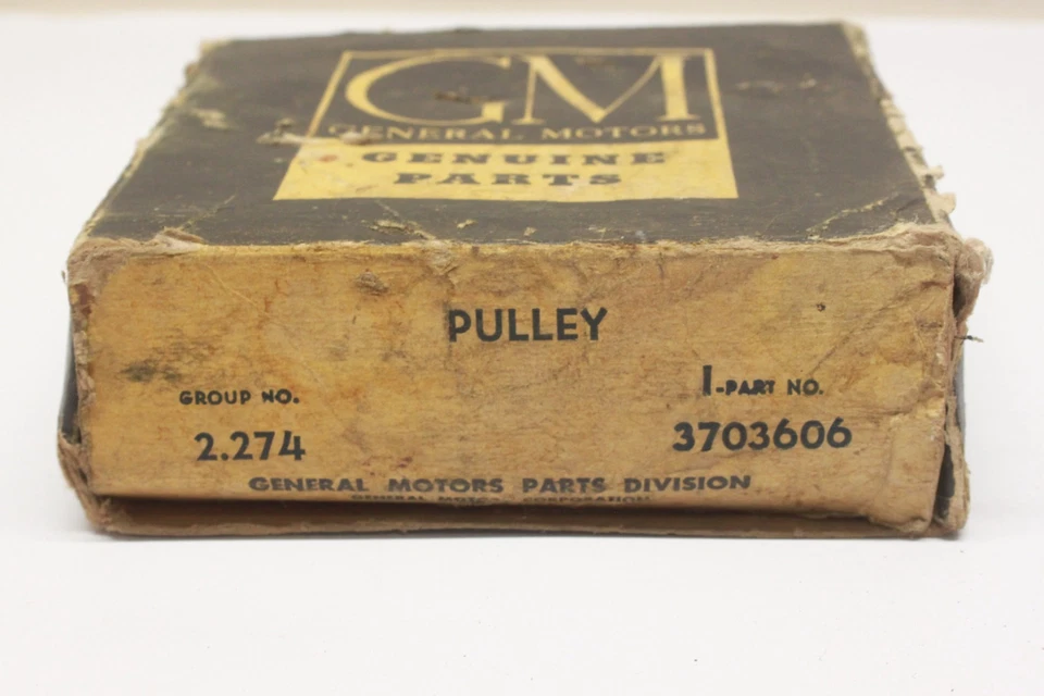 Nuevo de Lote Antiguo 1953 1954 Chevrolet Belair 1953-55 Camión Generador Polea Ventilador GM 3703606 Foto 2 de 4