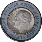 1960 Neutron Irradiated Roosevelt Dime From The American Museum of Atomic Energy