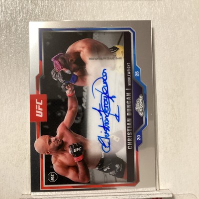 2025 Topps Chrome UFC Christian Duncan #CRA-CD Rookie Auto | eBay