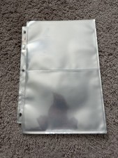 Ultra Pro 2-Pocket Platinum Pages with 5x7" Pockets Set of 15 Pages