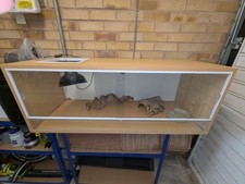 Vivarium Terrarium Reptile Display Cabinet with Sliding Glass Doors