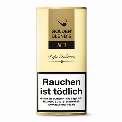 Golden Blend  No.1 Pfeifentabak 5 Pouches á 50 gr. zu 9,00/45,00