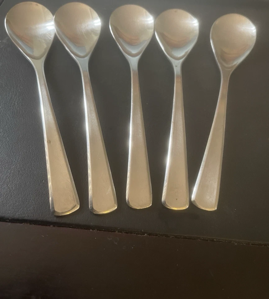 Colheres de sopa de talheres de aço inoxidável 5 peças WMF Cromargan Domus Brasília 7 3/8" MCM - Imagem 4 de 4