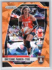 2024 Panini Prizm WNBA #114 Cheyenne Parker-Tyus Ice Orange Prizms Atlanta Dream