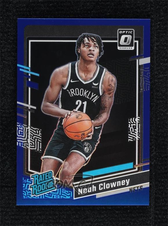 2023 Panini Donruss Optic Rated Rookie Blue Prizm 28/49 Noah Clowney #205 10po