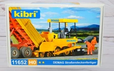 Kibri 11652, Demag Asphalt Road Surface Paver Model Kit, 1/87 HO Scale Sealed