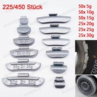 450x Schlaggewichte STAHLFELGEN Auswuchtgewichte Stahlfelge Sortiment Set 5g-30g