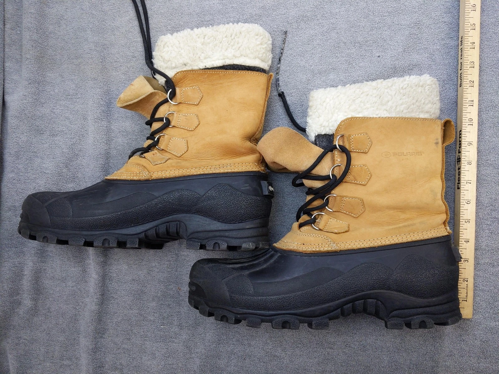 Polaris Snow Boots Mens 12 45 Brown Leather Waterproof Insulated Winter
Opens in a new window or tab