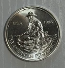 Engelhard American Prospector 1 oz .999 Fine Silver Round - 1986