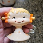 Vintage Anthropomorphic Norcrest Girl Ketchup Pixieware Jar Holt Howard Era — photo 6
