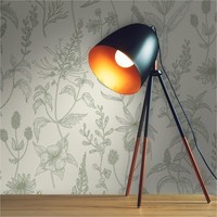 Tapete Pflanzen Vliestapete BläTter GrüN Weiß Blumen Wohnzimmer Schlafzimmer