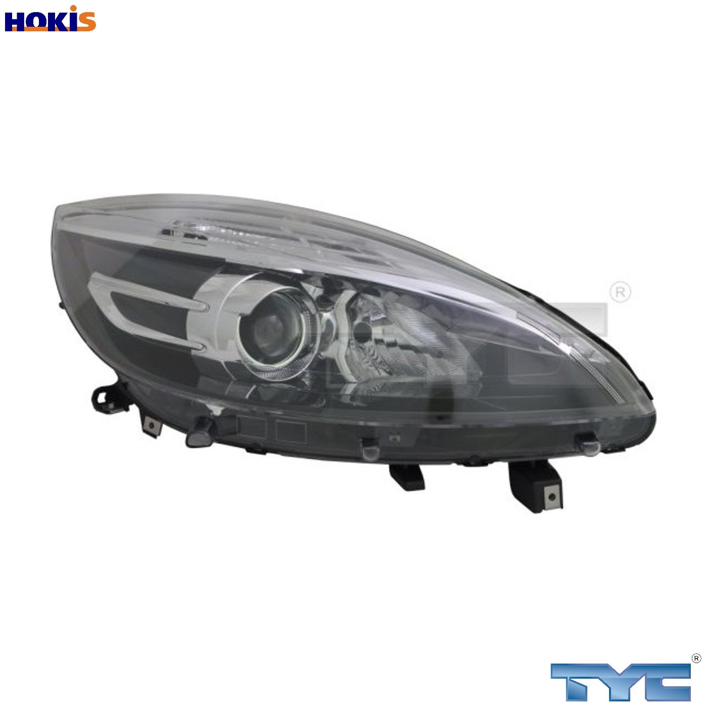 HEADLIGHT 20-14020-05-2 FOR RENAULT SCENIC/III/GRAND H4J 700 1.4L M9R610 2.0L