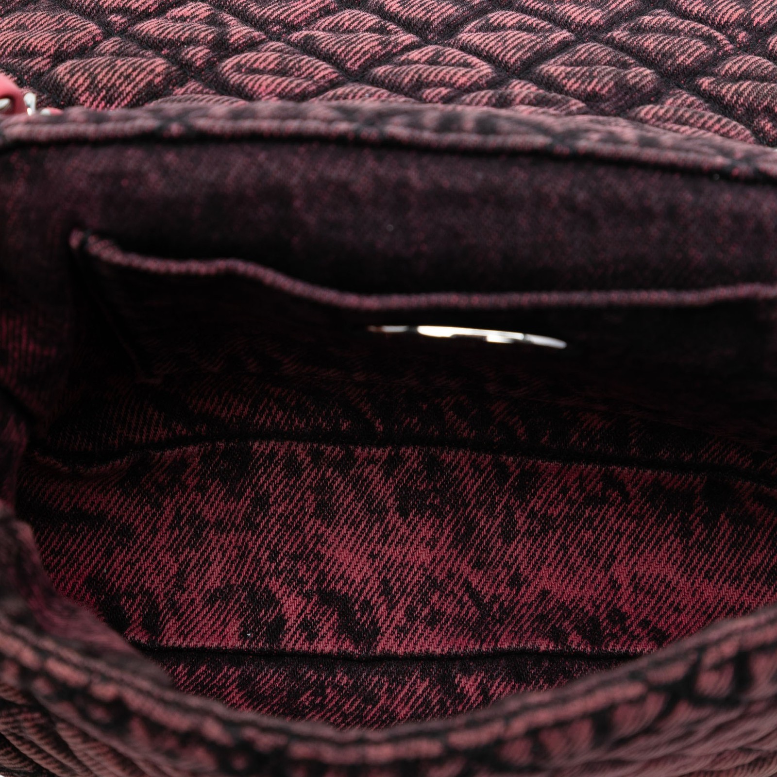 Authenticated Chanel Small Square CC Quilted Deni… - image 4