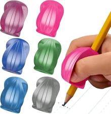 Pencil Grips, The Crossover Grip, Metallic Ergonomic Writing Aid For Righties...