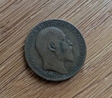 King Edward VII One Penny Coin 1909