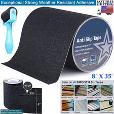 8 INCH X 35FT ANTI SLIP TRACTION GRIP TAPE OUTDOOR NON-SKID TREADS FOR STAIRS