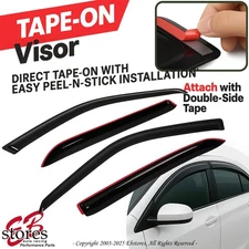 Out-Channel Vent Shade Window Visor Ford Taurus 10-12 13 14 15 16 2010-2016 4pcs