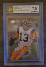 1999 Collector's Edge 1st Place - Kurt Warner #201 P Promo Silver (RC)