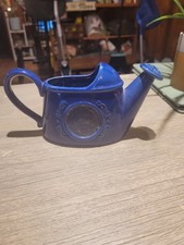 Cobalt Blue Ceramic Watering Can Jug