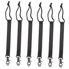 6pcs Snowboard Leashes, 13 Inch Long Snowboard Binding Straps Snowboard Leash 