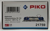 Piko 21759 H0 Dc E- Lok Vectron Mav Start Ep. Vi Sound