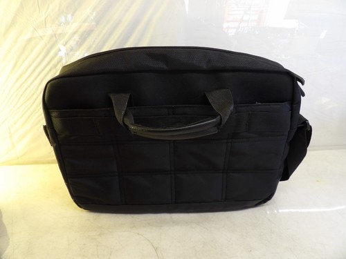 Reaction Kenneth Cole Laptop Bag Black w/Strap & Pockets Great Condition Overall - Picture 6 of 11