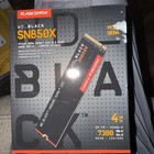 WD WD_BLACK SN850X 4TB Internal NVMe SSD (WDBB9G0040BNC-WRSN)