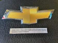 2018-2024 Chevrolet Equinox Front Grille Gold Bowtie Emblem  OEM 23136671