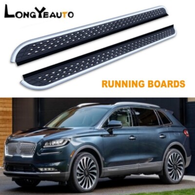 2PCS Running Boards Side Steps Nerf Bars  Fits For Lincoln Nautilus 2019-2023