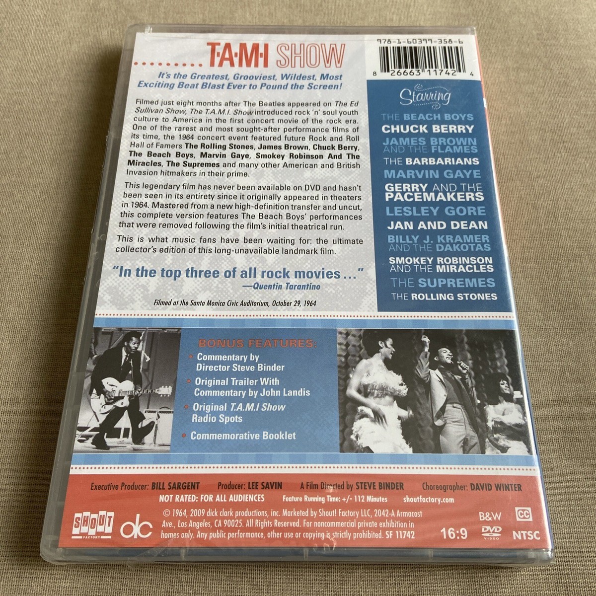 The T.A.M.I. Show (DVD 1964 NEW) Teenage Music Awards Int