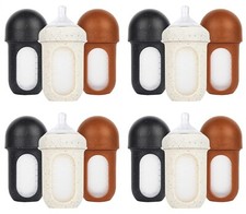 Boon Nursh, Silicone Pouch Bottle, Medium, 3 Months , 8 oz 236 ml 12 Bottles