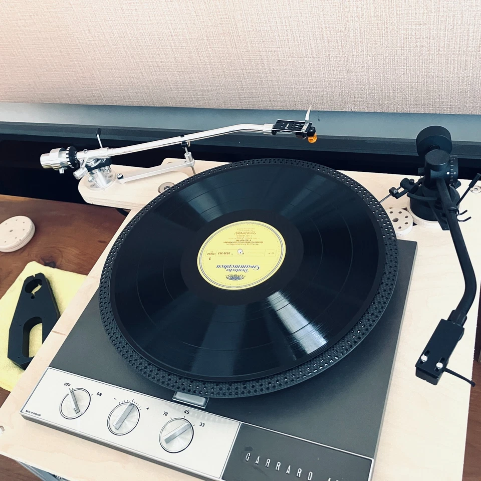RPM test 50HZ turntable mat for garrard 301 made of Carbon Fiber - Image 4 of 4