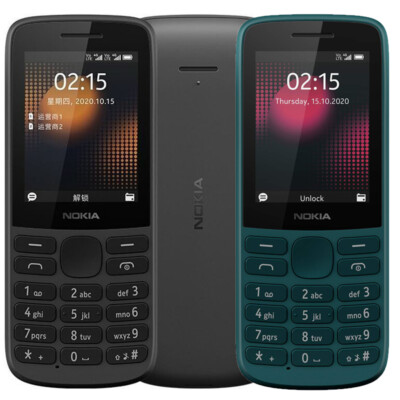Nokia 215 4G Dual Sim 2.4'' UNLOCKED LTE 4G MP3 FM Radio CellPhone 128MB 64MB RAM