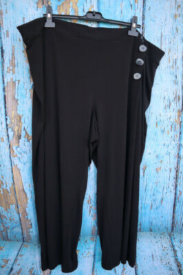 1397 - Schwarze Damen Hose, Größe 3XL, Marke Susan Graver, NEU