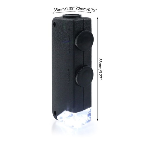 Science Microscope Toy Kit 60-100x Educational Pocket Handheld Microscope - Picture 7 of 7