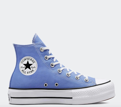 NEW Women's Converse Chuck All Star Hi Shoes Lift Platform A00908F Royal Pulse