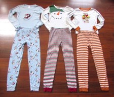 GYMBOREE  Boys' Size 12  Lot of 3 Sets Matched Pajama Sleep PJ Pants  Tops