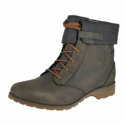 Bottes Fourrure Tecnica Cortina Skandia - Taille US 8,5-9 (IT 40-45) - Noir - Vintage Années 90 - Italie