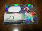 2017 PANINI SPECTRA PRIZM RC AMIR GARRETT JERSEY AUTO SIGNED CINCINNATI REDS