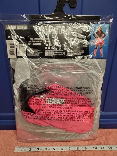 DC Comics "Supergirl" Superman Halloween Costume 4 Pc Girls Sz M 8-10 NEW - Picture 3 of 4