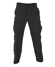 Black BDU Tactical Military Pants Propper Uniform Gear Zipper Fly 60/40 Ripstop 