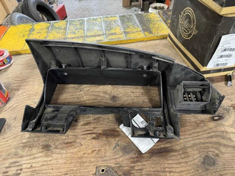 1984-1988 Toyota Pickup Dash Gauge Cluster Bezel Trim Grey Gray OEM - Image 3 of 3