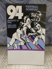 UNIVERSITY OF IOWA & IOWA STATE UNIVERSITY 1994 FOOTBALL POCKET SCHEDULE 