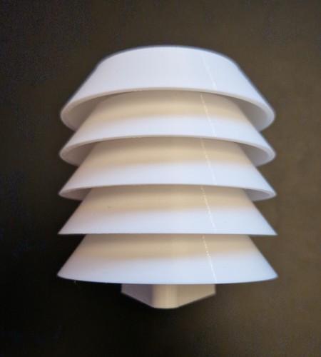 Regenschutzgehäuse für Zigbee / Wifi / LoRa Wetterstation-Sensoren - Bild 2 von 11
