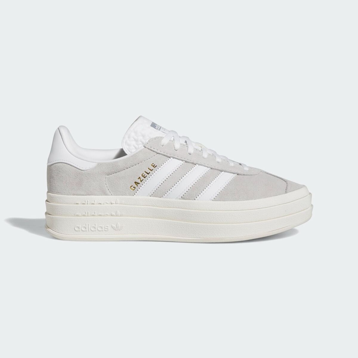 Adidas Women's Gazelle Bold Shoes Originals Sneakers Grey Adidas Women's Gazelle Bold Shoes Originals Sneakers Grey