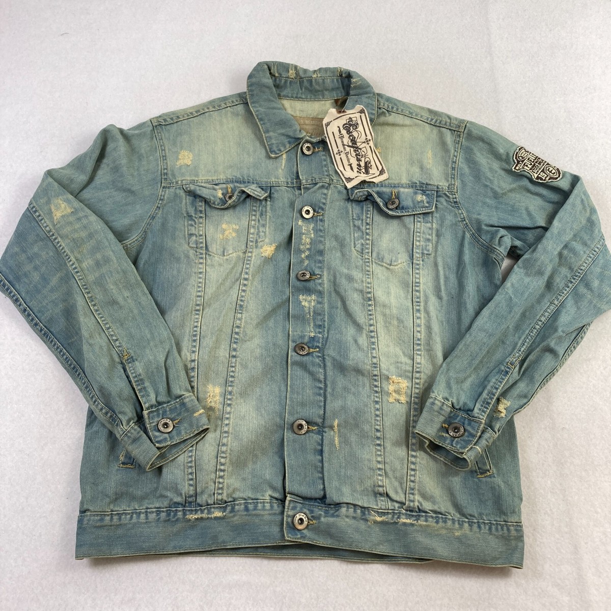 ジャケット・アウター OLD BLUE BLUE denim coverall fade grunge FDMTL COVERALL JACKET 3YR WASH – unexpected store