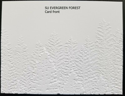  EMBOSSED STAMPIN' UP CARDSTOCK CARD FRONTS, BUY 5 SETS GET 1 SET FREE, HANDMADE