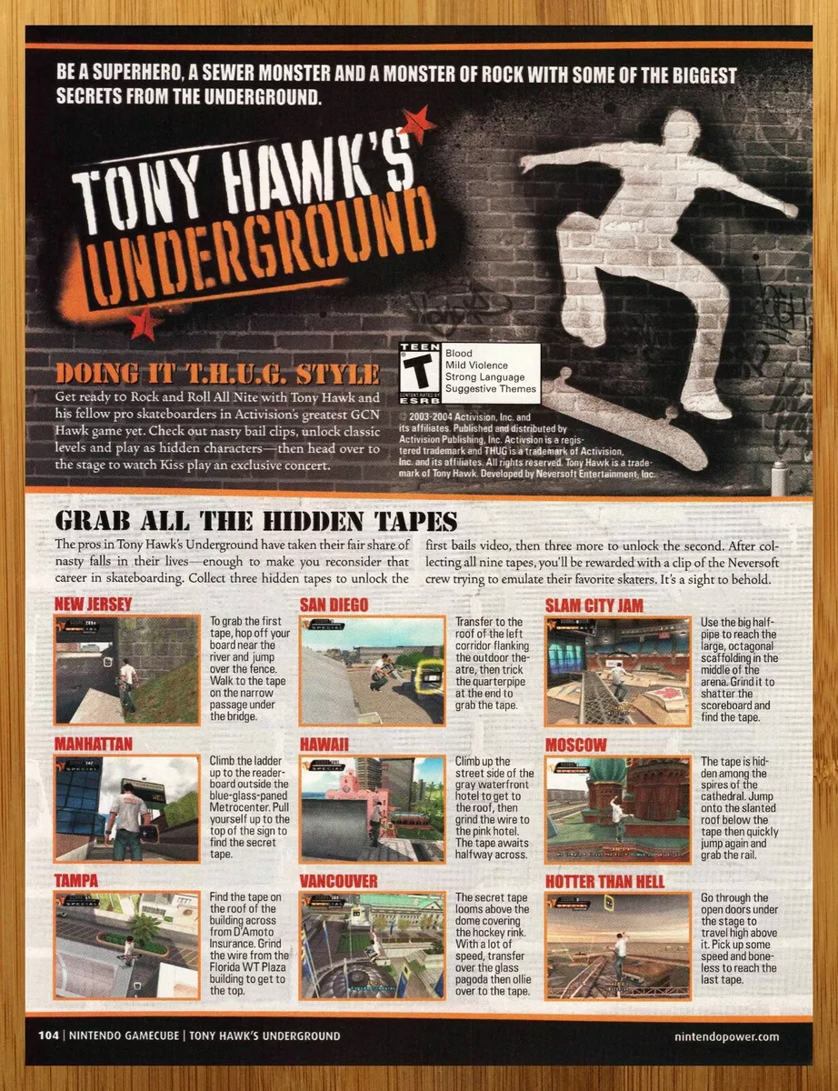  Tony Hawk's Underground - Xbox : Artist Not Provided